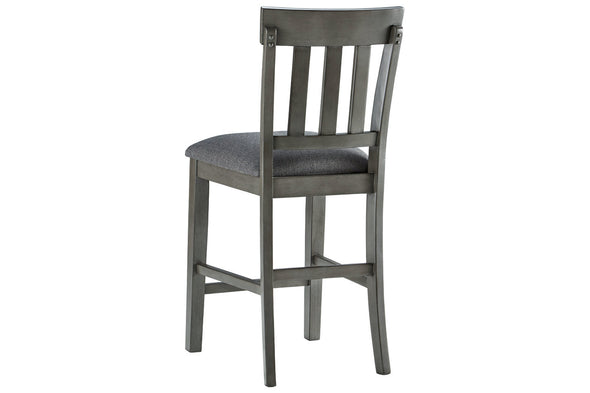 Hallanden Two-tone Gray Counter Height Chair, Set of 2