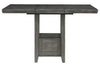 Hallanden Gray Counter Height Dining Extension Table -  - Luna Furniture