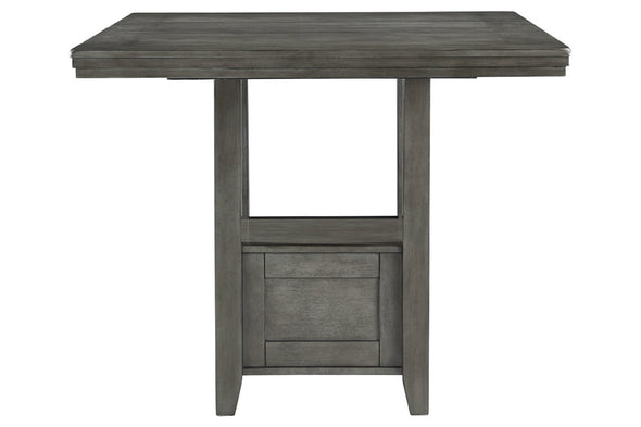 Hallanden Gray Counter Height Dining Extension Table -  - Luna Furniture