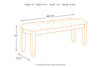 Ralene Medium Brown Dining Bench -  - Luna Furniture
