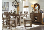 Moriville Grayish Brown Dining Server -  - Luna Furniture