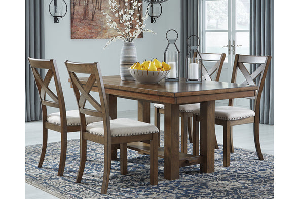 Moriville Grayish Brown Dining Extension Table -  - Luna Furniture