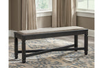 Tyler Creek Black/Grayish Brown Dining Bench -  - Luna Furniture