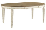 Realyn Chipped White Dining Extension Table -  - Luna Furniture