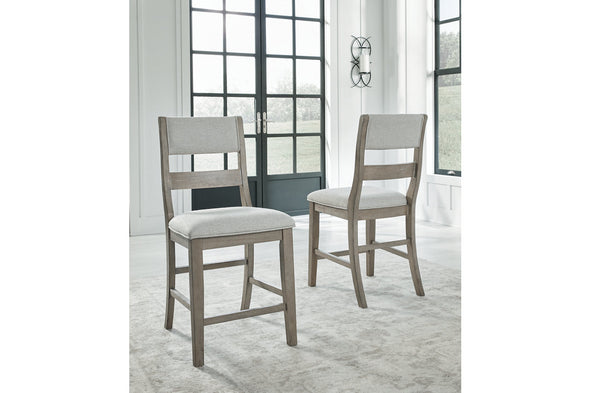 Moreshire Bisque Counter Height Chair, Set of 2