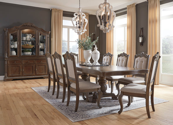 Charmond Brown Dining Room Set - Luna Furniture