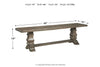 Wyndahl Rustic Brown Dining Bench -  - Luna Furniture