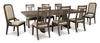 Wyndahl Rustic Brown Extendable Dining Set -  - Luna Furniture