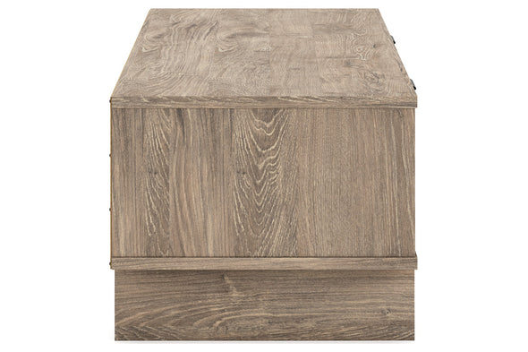 Oliah Natural Storage Bench -  - Luna Furniture