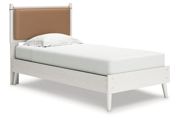 Aprilyn White Twin Panel Bed