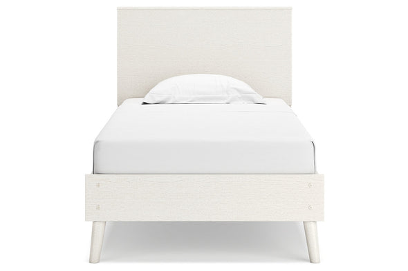 Aprilyn White Twin Bookcase Bed