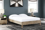 Oliah Natural Queen Platform Bed -  - Luna Furniture