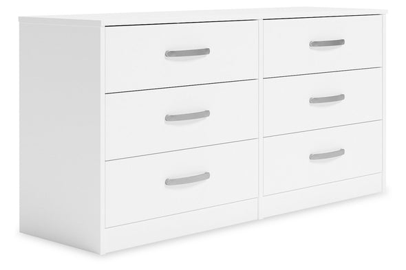 Flannia White Dresser -  - Luna Furniture