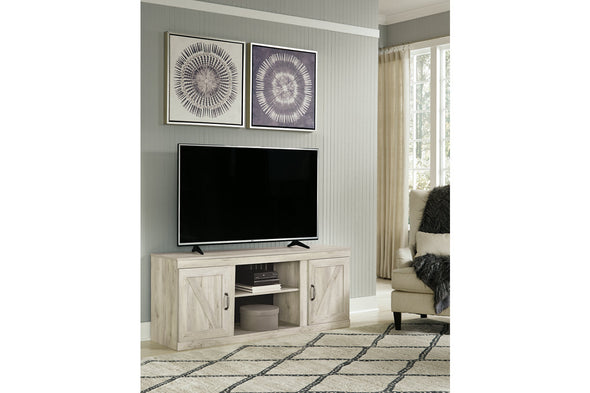 Bellaby Whitewash 60" TV Stand -  - Luna Furniture