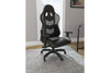 Lynxtyn Black/Gray Home Office Desk Chair -  - Luna Furniture
