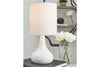Camdale White Table Lamp -  - Luna Furniture