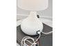 Camdale White Table Lamp -  - Luna Furniture