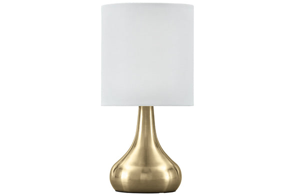 Camdale Brass Finish Table Lamp -  - Luna Furniture