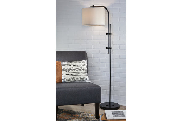 Baronvale Black Floor Lamp -  - Luna Furniture