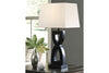 Amasai Black Table Lamp, Set of 2 -  - Luna Furniture