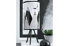 Manu White/Black Table Lamp -  - Luna Furniture