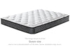 8 Inch Bonnell Hybrid White Full Mattress -  - Luna Furniture