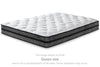 10 Inch Pocketed Hybrid White Full Mattress -  - Luna Furniture