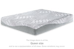 10 Inch Memory Foam White Twin Mattress -  - Luna Furniture