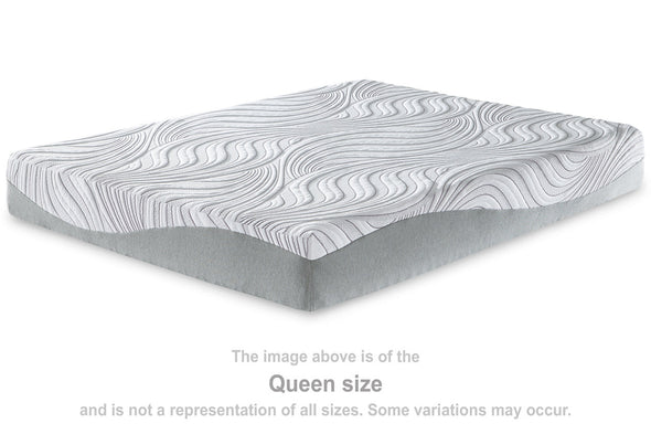 10 Inch Memory Foam White King Mattress -  - Luna Furniture