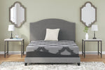 12 Inch Ashley Hybrid Gray Queen Mattress -  - Luna Furniture