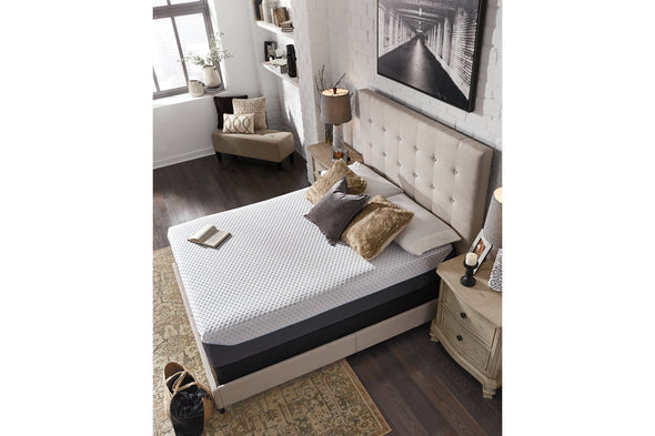 12 Inch Chime Elite White/Gray Twin Memory Foam Mattress in a box -  - Luna Furniture