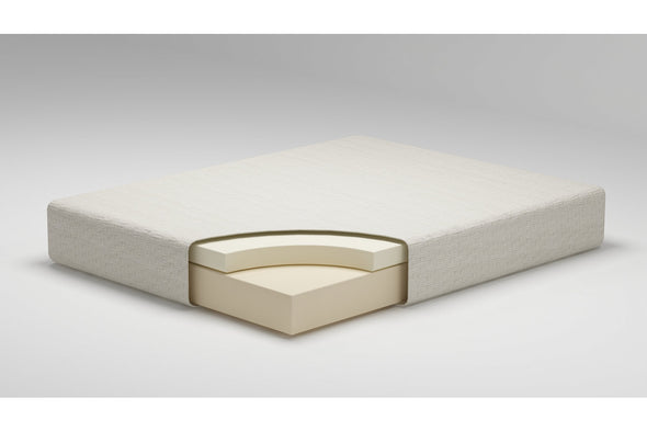 Chime 8 Inch Memory Foam White King Mattress in a Box -  - Luna Furniture