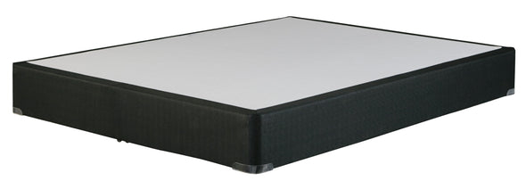 Black Twin 8" High Profile Box Spring - Luna Furniture