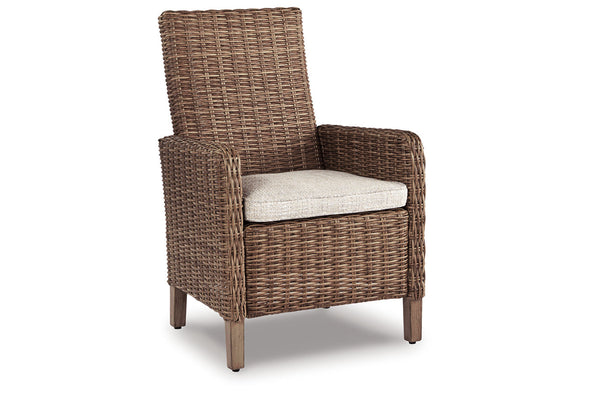 Beachcroft Beige Arm Chair with Cushion, Set of 2 -  - Luna Furniture