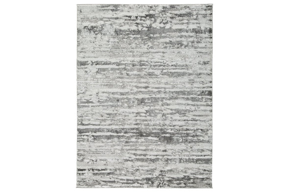 Bryna Ivory/Gray Medium Rug -  - Luna Furniture
