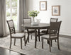 Savor Gray 5-Piece Dining Set -  - Luna Furniture