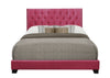 Barzini Pink Full Upholstered Bed - Luna Furniture