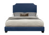 Miranda Blue Queen Upholstered Bed