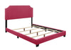 Miranda Pink Full Upholstered Bed