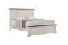 Leighton Cream/Brown King Panel Bed