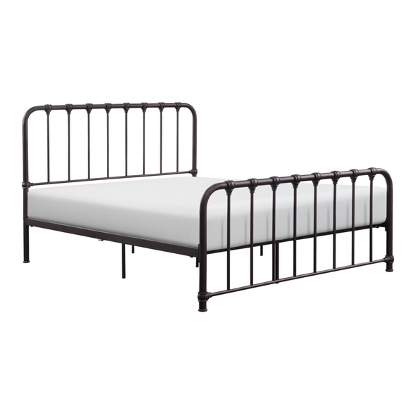 Bethany Dark Bronze Full Metal Platform Bed - Luna Furniture