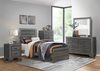 Beechnut Gray Twin Panel Bed - Luna Furniture