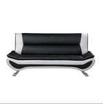 Veloce Black/White Sofa -  - Luna Furniture