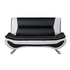 Veloce Black/White Loveseat -  - Luna Furniture