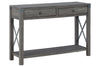 Freedan Grayish Brown Sofa/Console Table -  - Luna Furniture