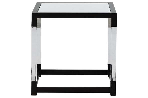 Nallynx Metallic Gray End Table -  - Luna Furniture