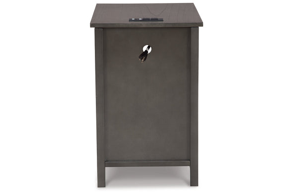 Treytown Gray Chairside End Table