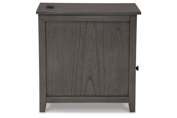 Treytown Gray Chairside End Table