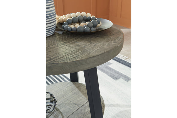 Brennegan Gray/Black End Table