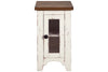 Wystfield White/Brown Chairside End Table -  - Luna Furniture